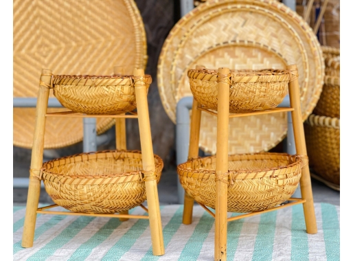 Kệ tre 2 và 3 tầng