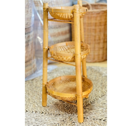 Kệ tre 2 và 3 tầng