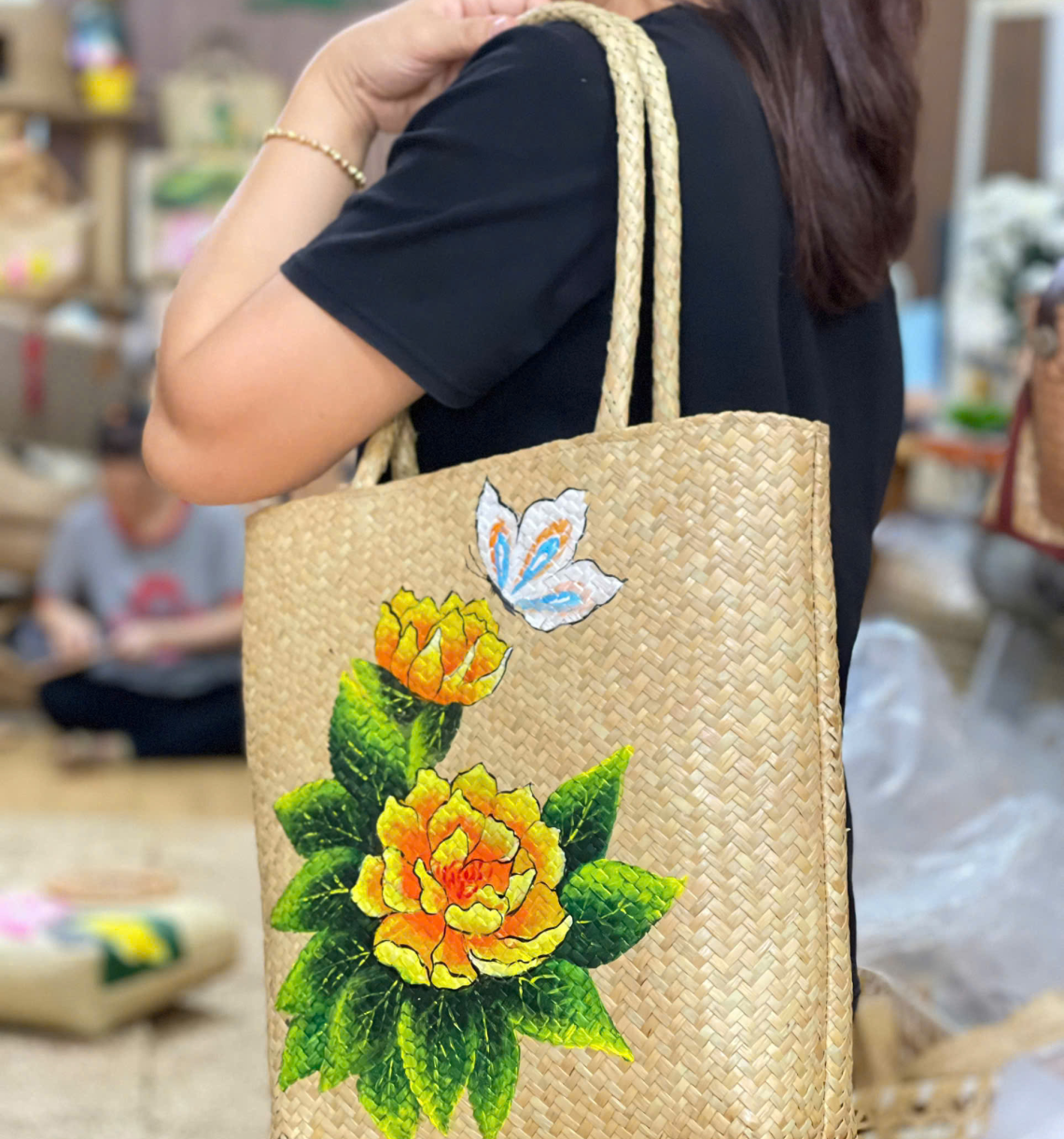 Túi Cỏ Bàng Vẽ 01
