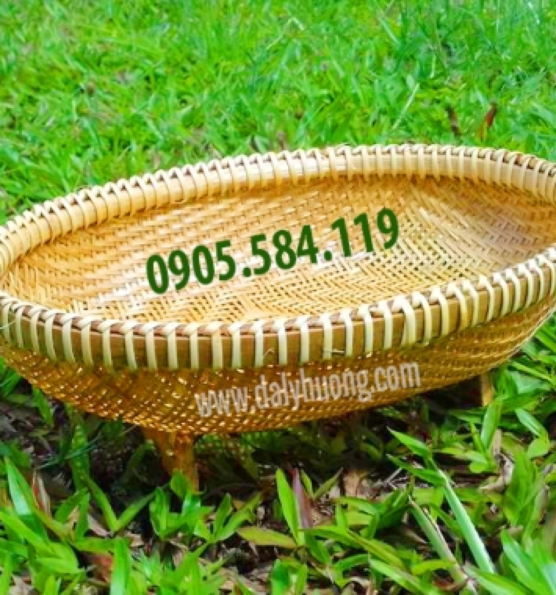 Rổ tre oval