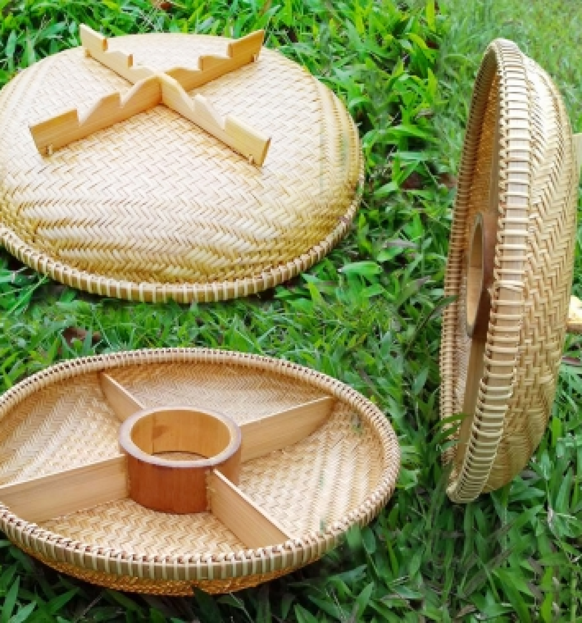 Rổ tre chia ngăn