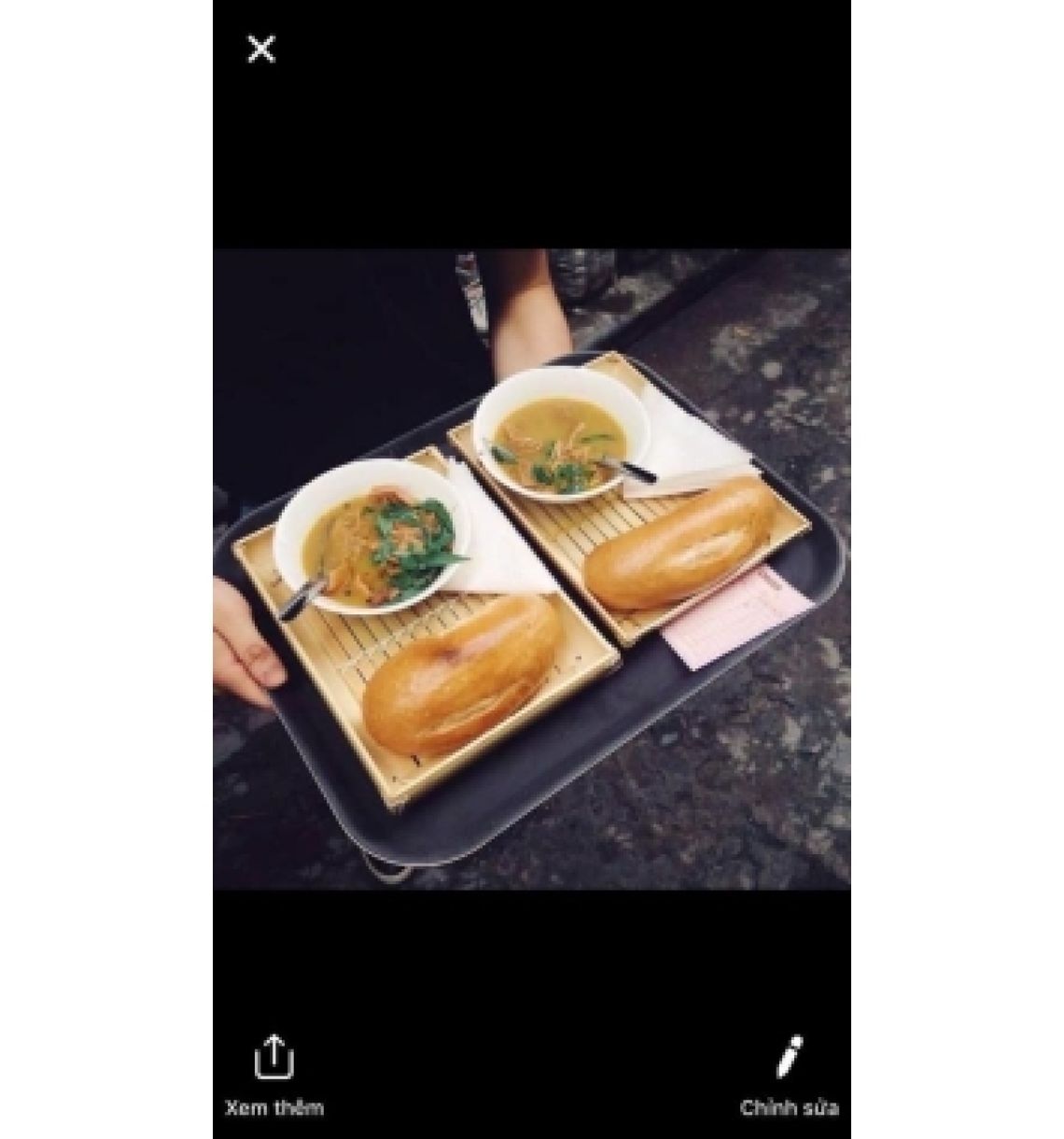 Khay tre cật