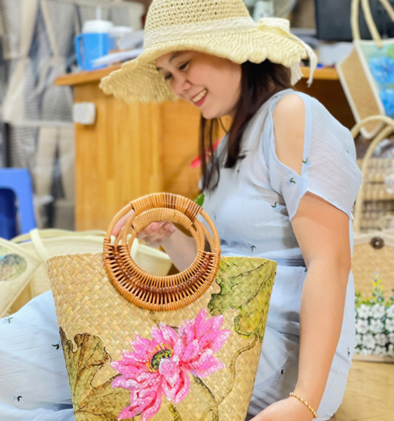 Túi Cỏ Bàng Vẽ 02