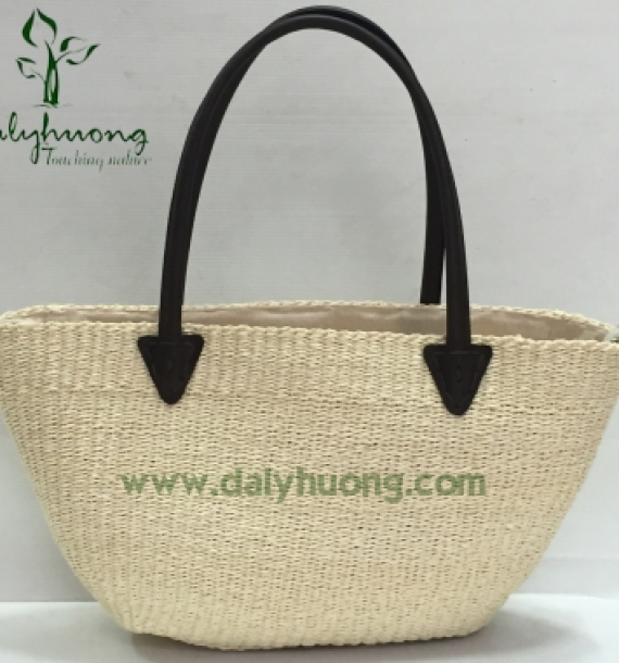 Giỏ lá buông bầu trắng